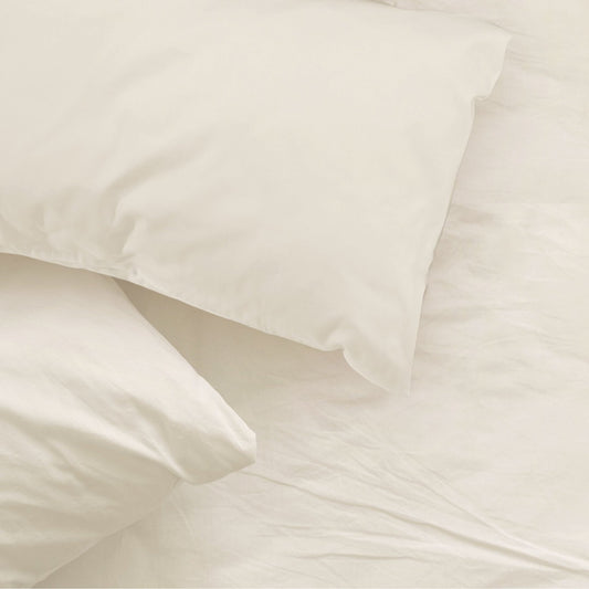 Classic Ivory - Flat Sheet | 100% Egyptian Cotton - 200 Thread Count - Luxury Bed Linen - restmor.co.uk - colour
