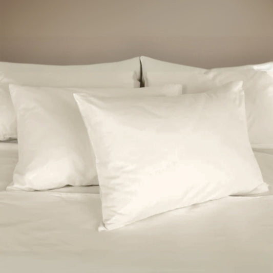 Classic Ivory - Pillowcase Pair | 100% Egyptian Cotton - 200 Thread Count - Luxury Bed Linen - restmor.co.uk - colour