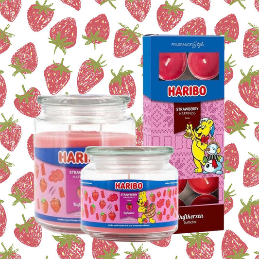 Haribo Candles - Strawberry Happiness