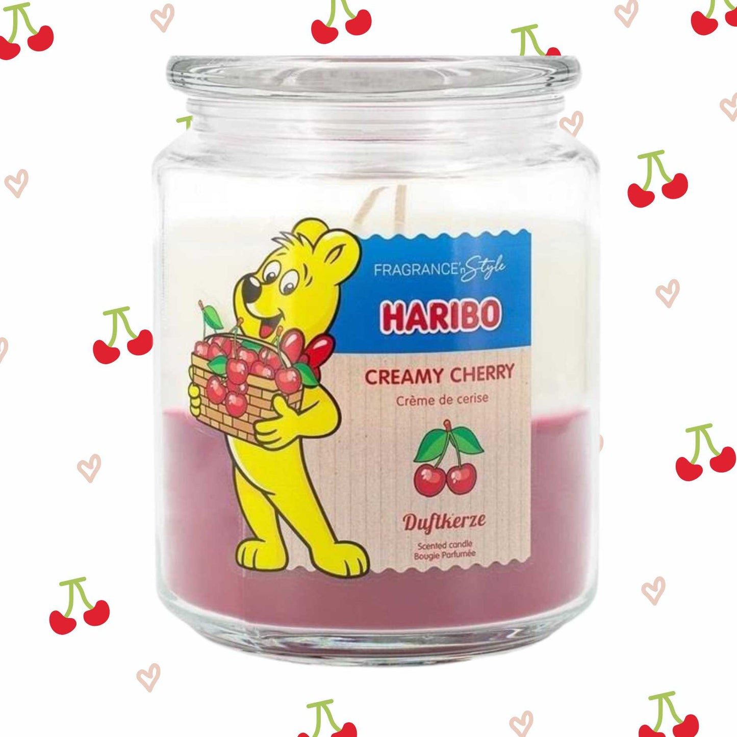 Haribo Candles - Creamy Cherry - restmor.co.uk - colour