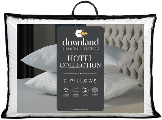 Luxury Satin Stripe Pillow Pair | 100% Cotton Cover