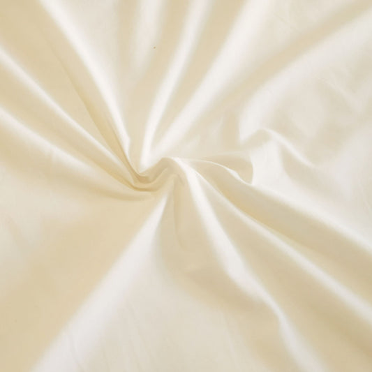 Ivory - Percale Duvet Cover Set | Cotton Blend - Easy Care Bed Linen - restmor.co.uk - colour