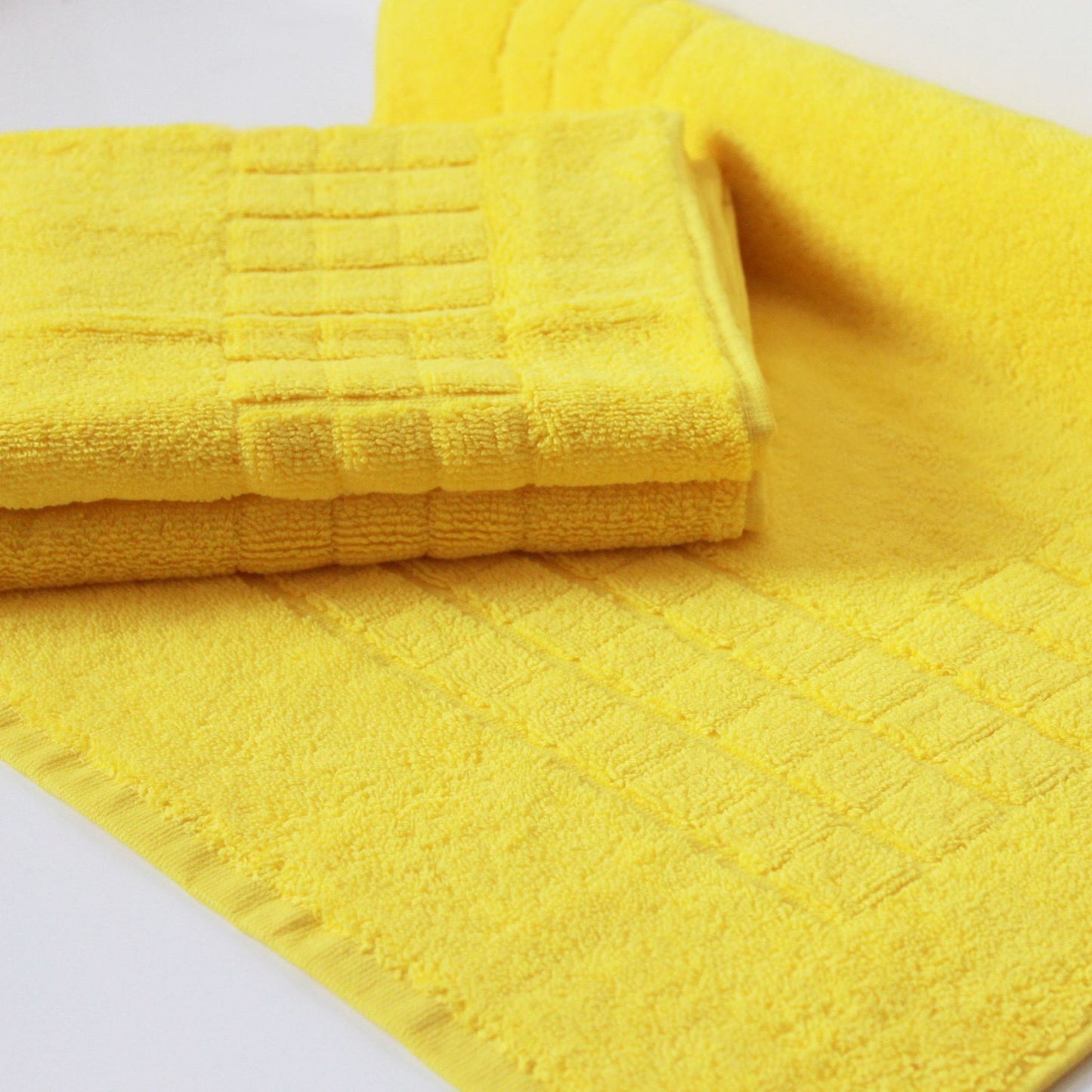 Yellow - Cotton Bath Mat | Quick-Dry