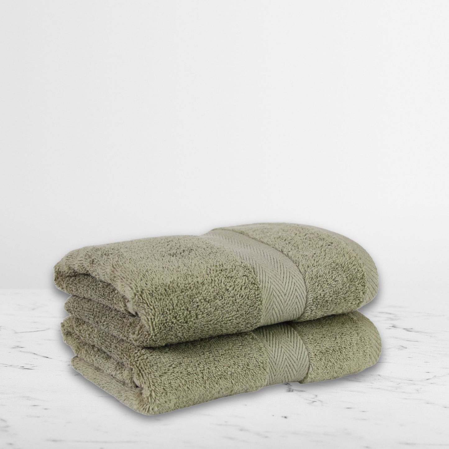 Sage Green - Luxury Bathroom Towel | Fine Combed Cotton Towel - 600GSM