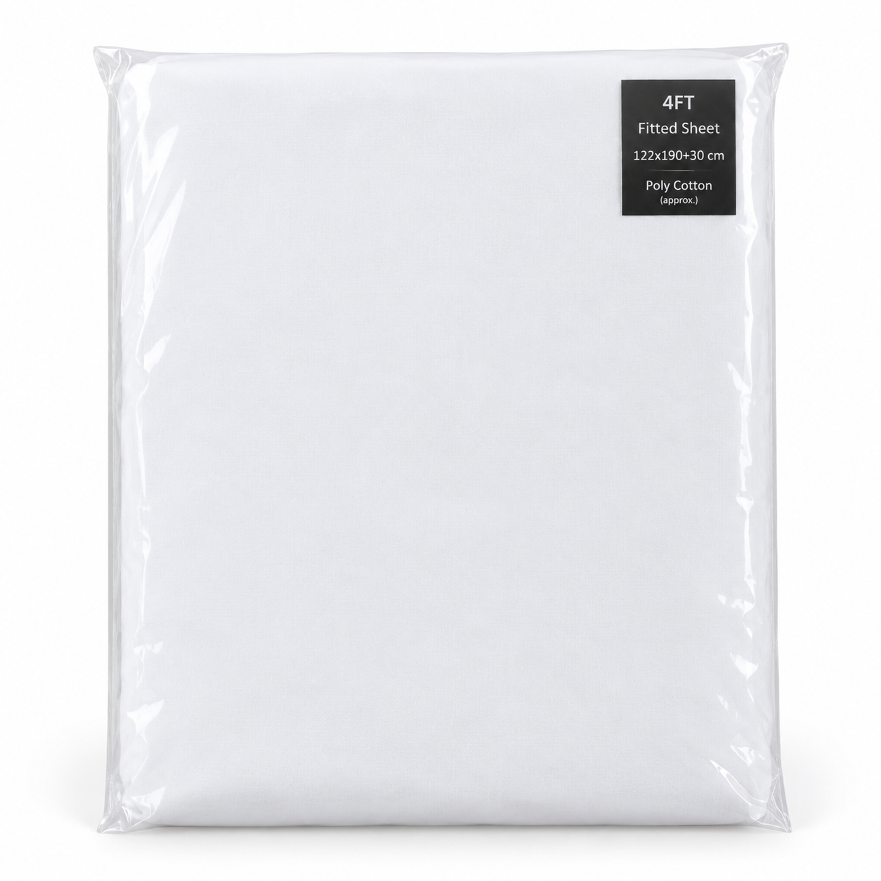 4 foot fitted sheets White Cotton & Poly Cotton