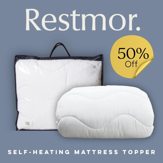 Restmor Self-Heating Mattress Topper | Wire-Free Warmth