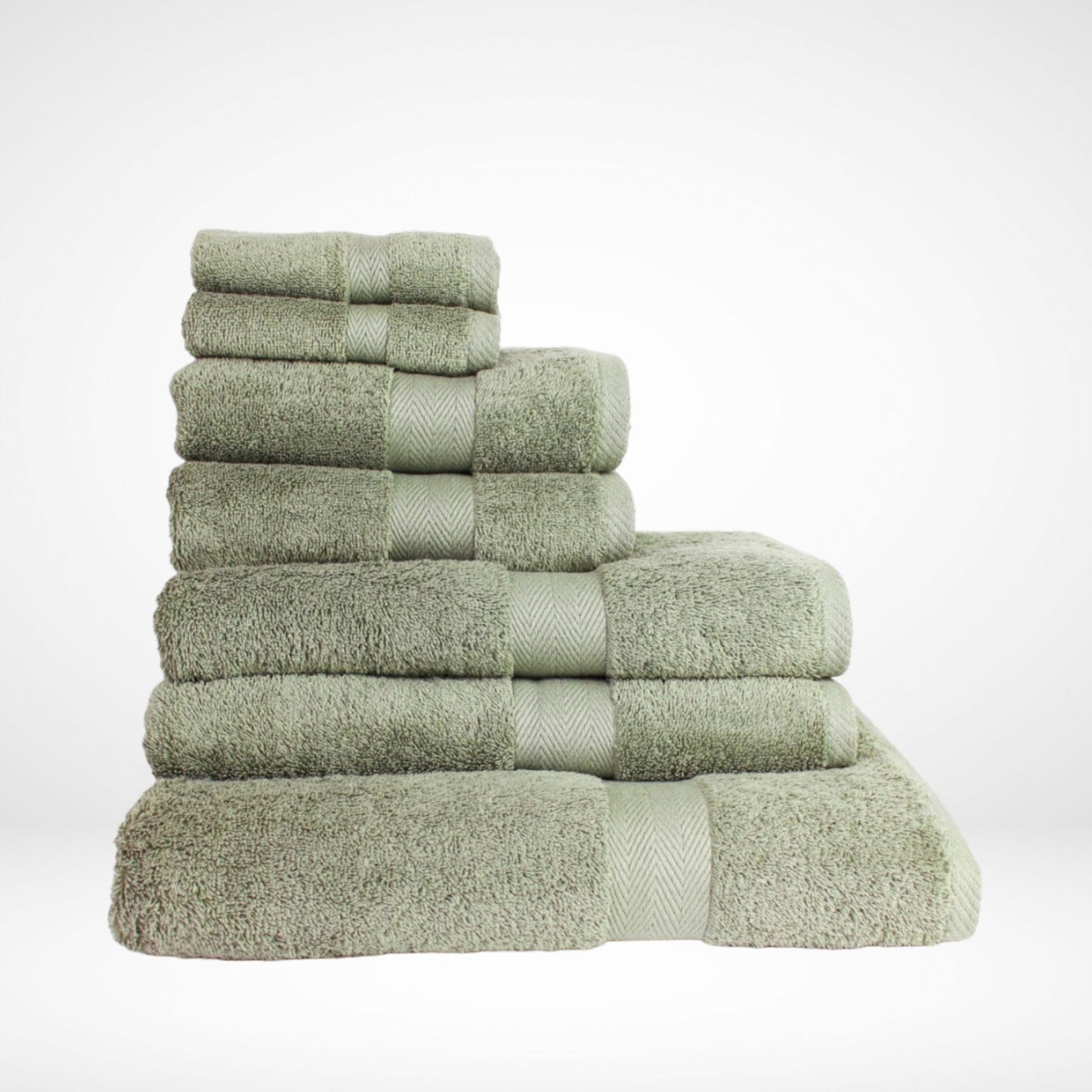 7 Piece Luxor Bath Towel Bundle - 600 GSM | Pack Includes 2 Face Cloths, 2 Hand Towels, 2 Bath Towels, 1 Bath Sheet