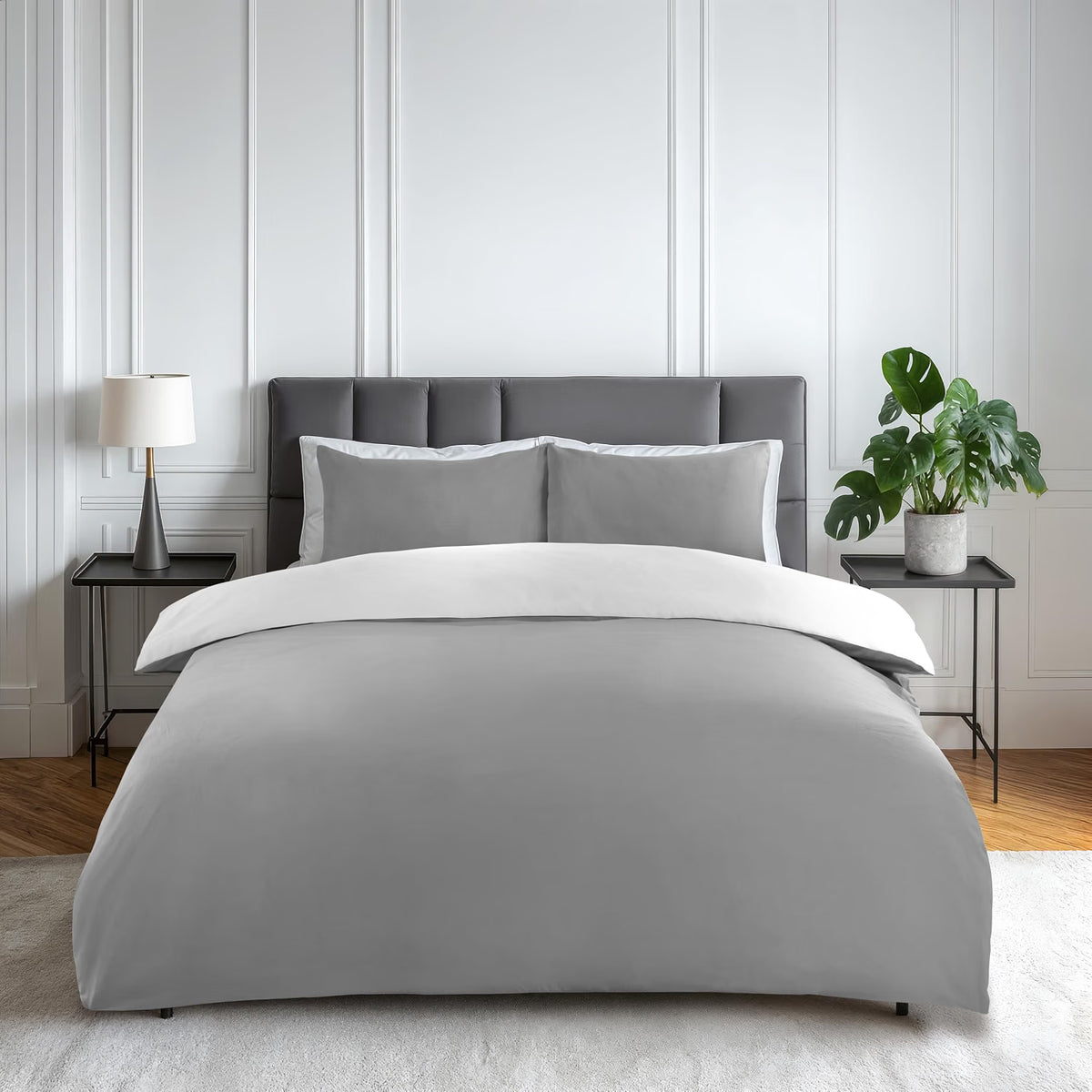 Lyla Reversible Duvet Single Bed Set 4 colours