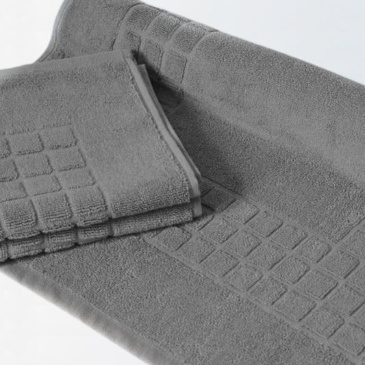 Charcoal Grey - Cotton Bath Mat | Quick-Dry Design