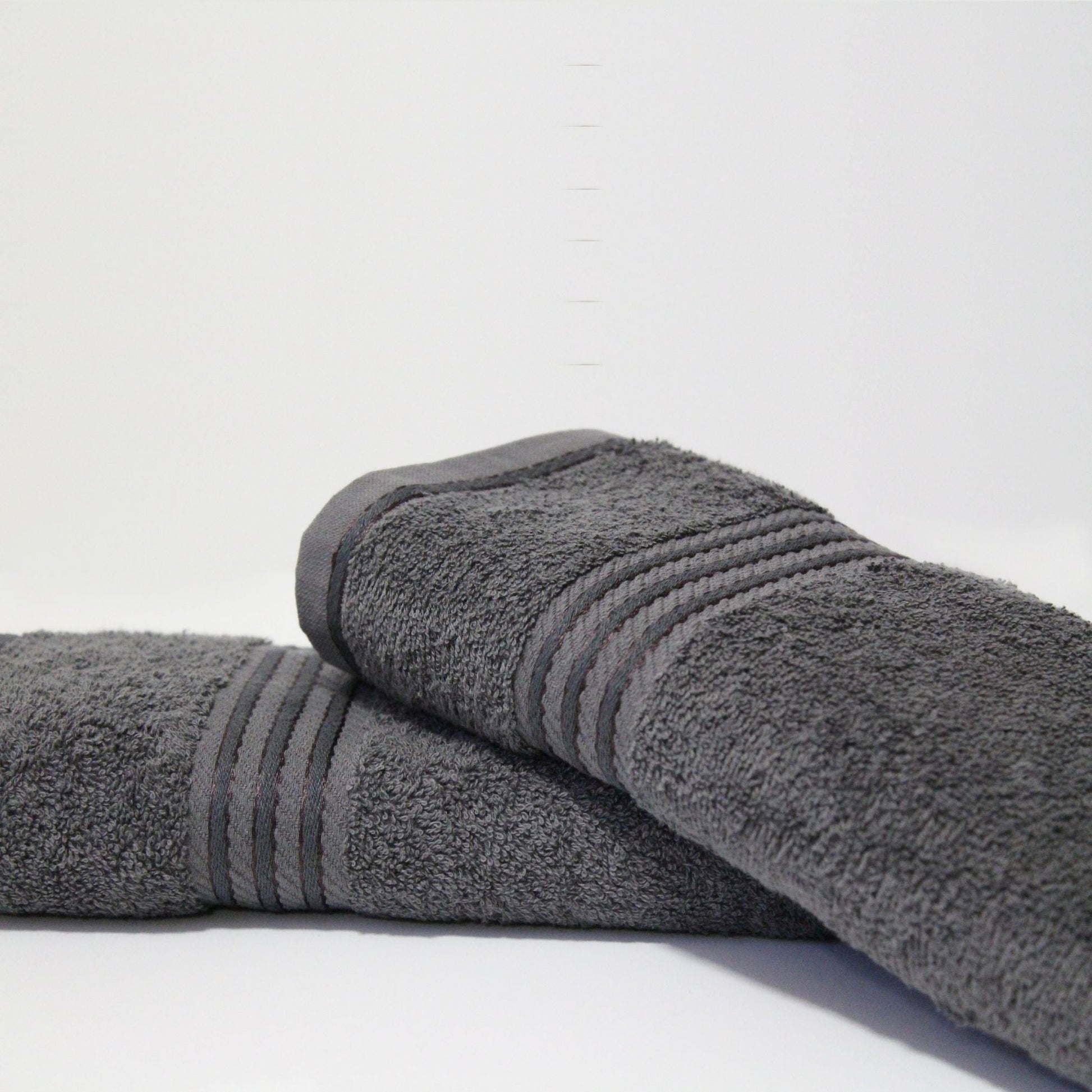 Charcoal Grey - Bathroom Towel | Combed Cotton - Supreme Range - restmor.co.uk - colour