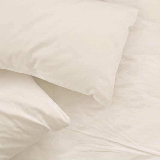 Classic Ivory - Fitted Sheet | 100% Egyptian Cotton - 200 Thread Count - Luxury Bed Linen - restmor.co.uk - colour