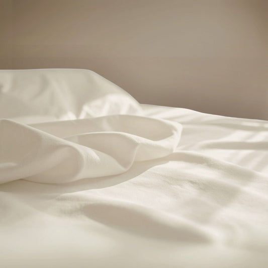 Classic Ivory - Luxury Duvet Cover Set | 100% Egyptian Cotton - 200 Thread Count - restmor.co.uk - colour