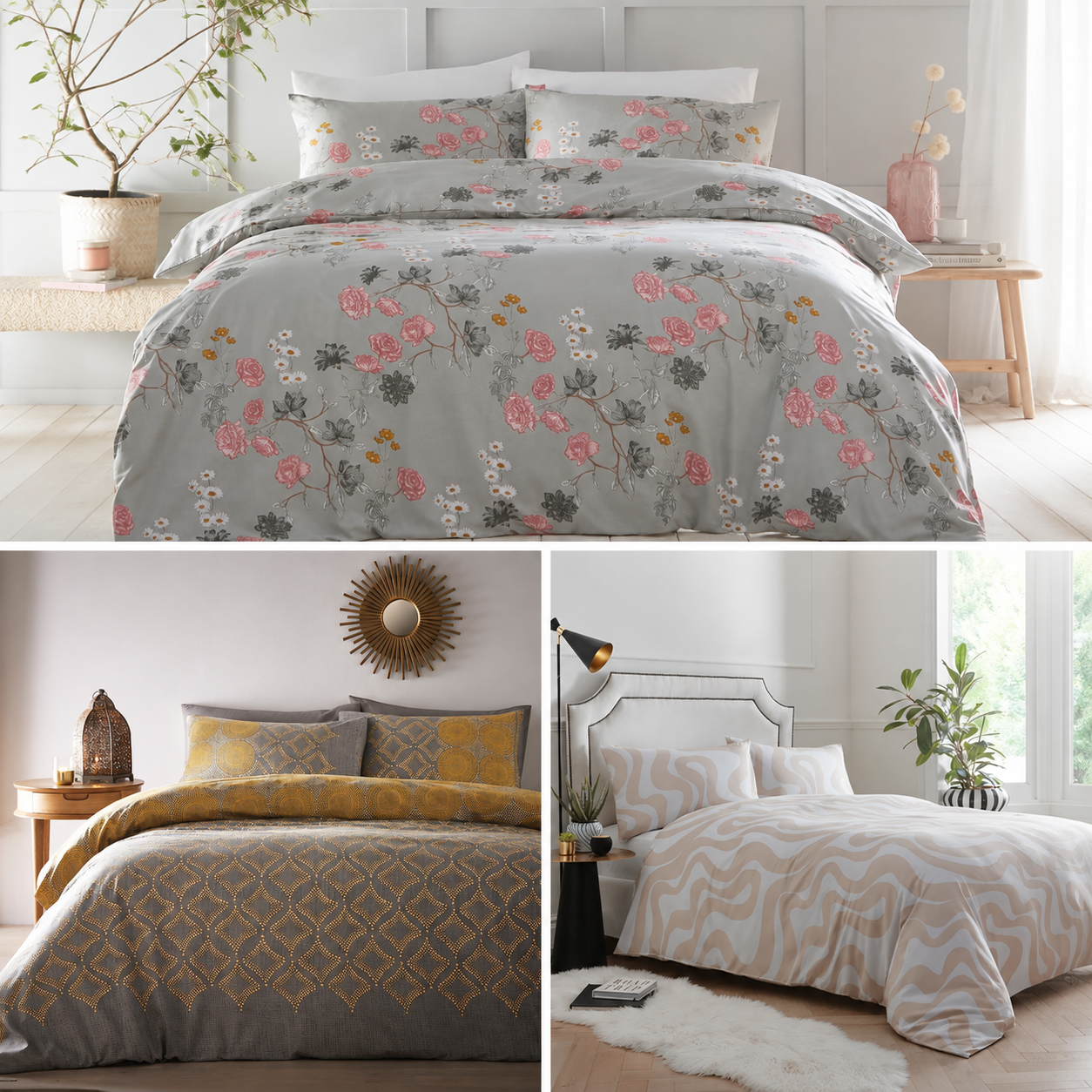 Polycotton Duvet Cover Set – Clearance Mixed Designs