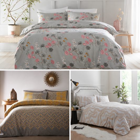Polycotton Duvet Cover Set – Clearance Mixed Designs