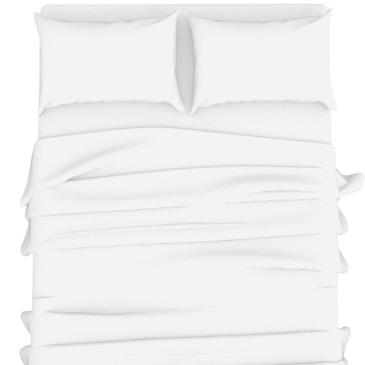 easy care white fitted sheet
