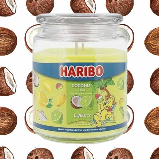 Haribo Candles - Coconut Lime - restmor.co.uk - colour