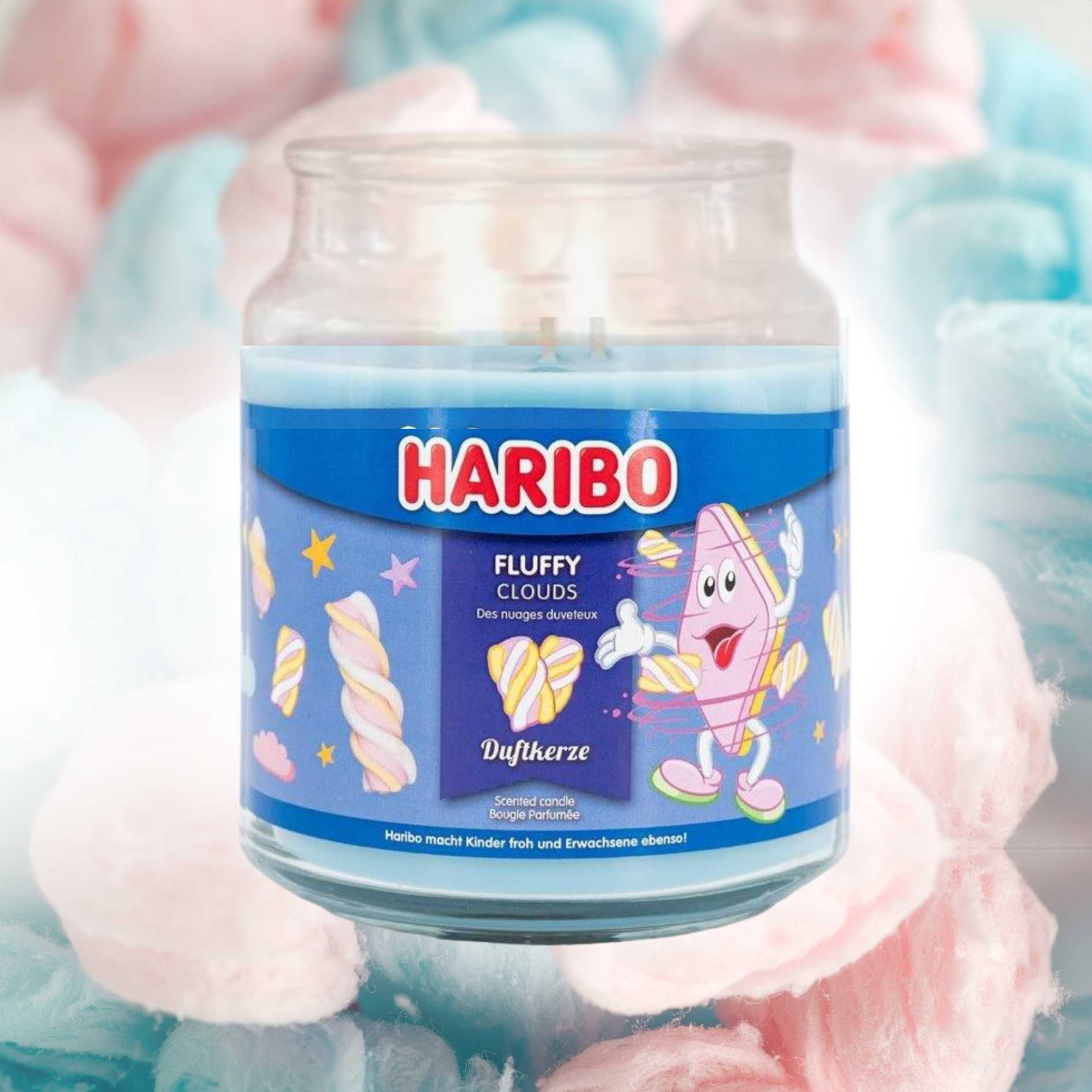 Haribo Candles - Fluffy Clouds - restmor.co.uk - colour