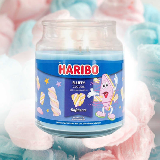 Haribo Candles - Fluffy Clouds - restmor.co.uk - colour
