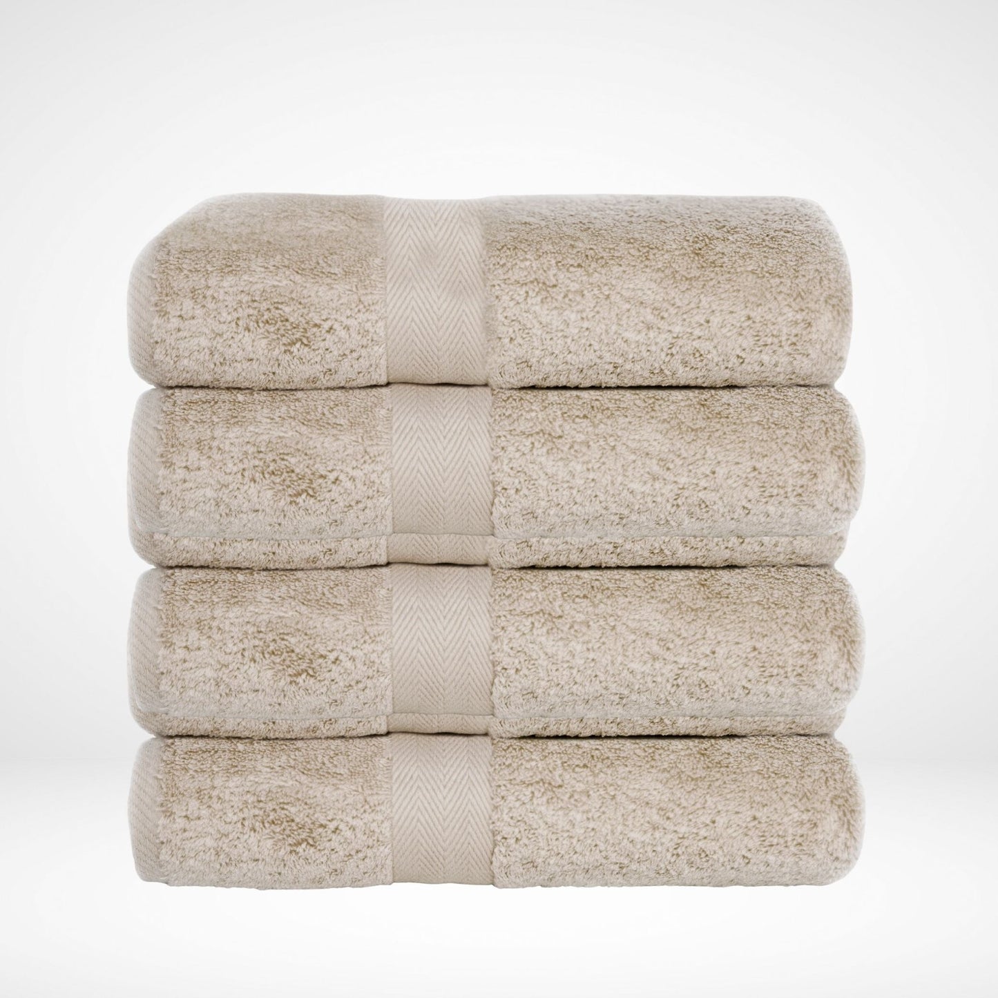 Latte Beige - Luxury Bathroom Towel | Fine Combed Cotton Towel - 600GSM - restmor.co.uk - colour