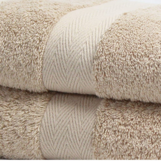 Latte Beige  - Luxury Bathroom Towel | Fine Combed Cotton Towel - 600GSM