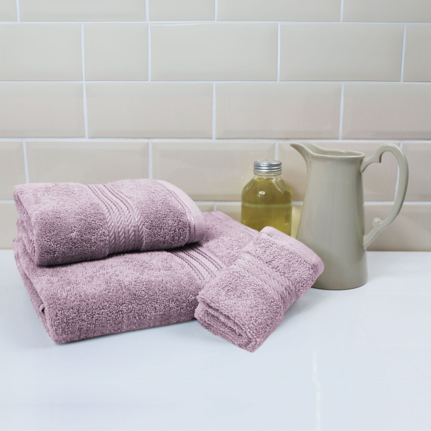 Mauve - Bathroom Towel | Combed Cotton - Supreme Range