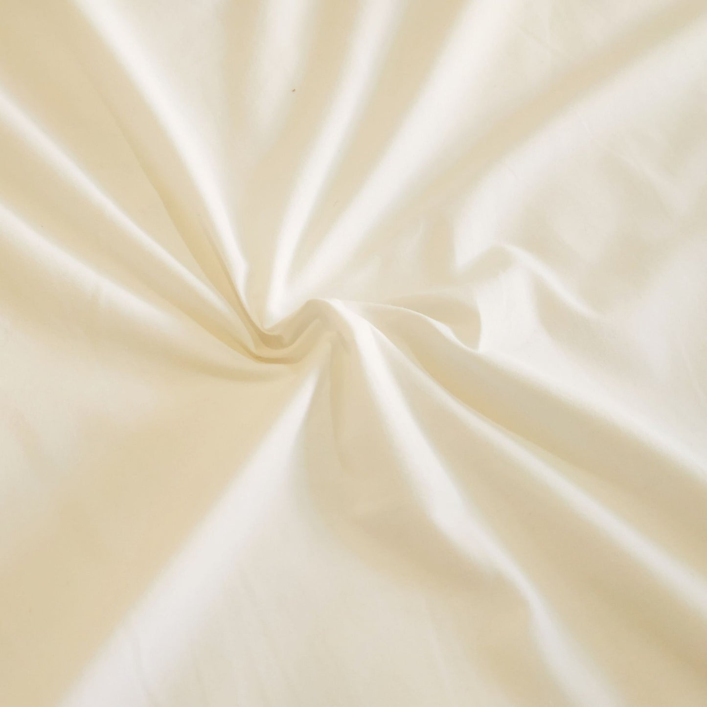 Ivory - Percale Fitted Sheet | Cotton Blend - Easy Care Bed Linen