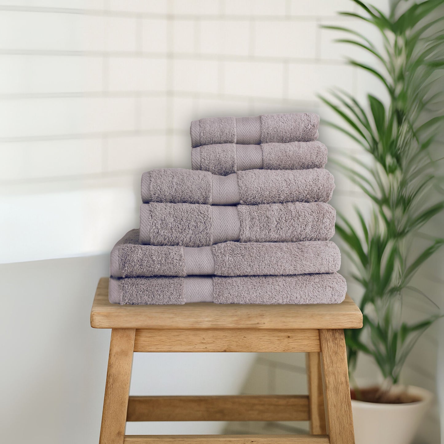 Mink - Luxury Bathroom Towel | Fine Combed Cotton Towel - 600GSM