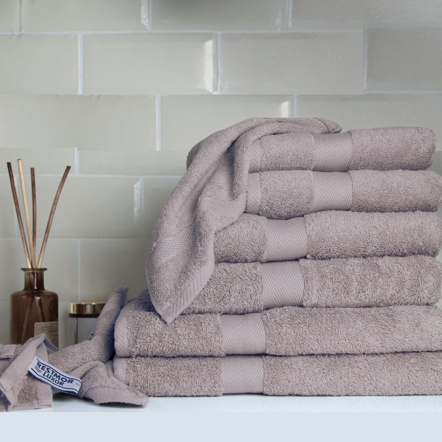 Mink - Luxury Bathroom Towel | Fine Combed Cotton Towel - 600GSM