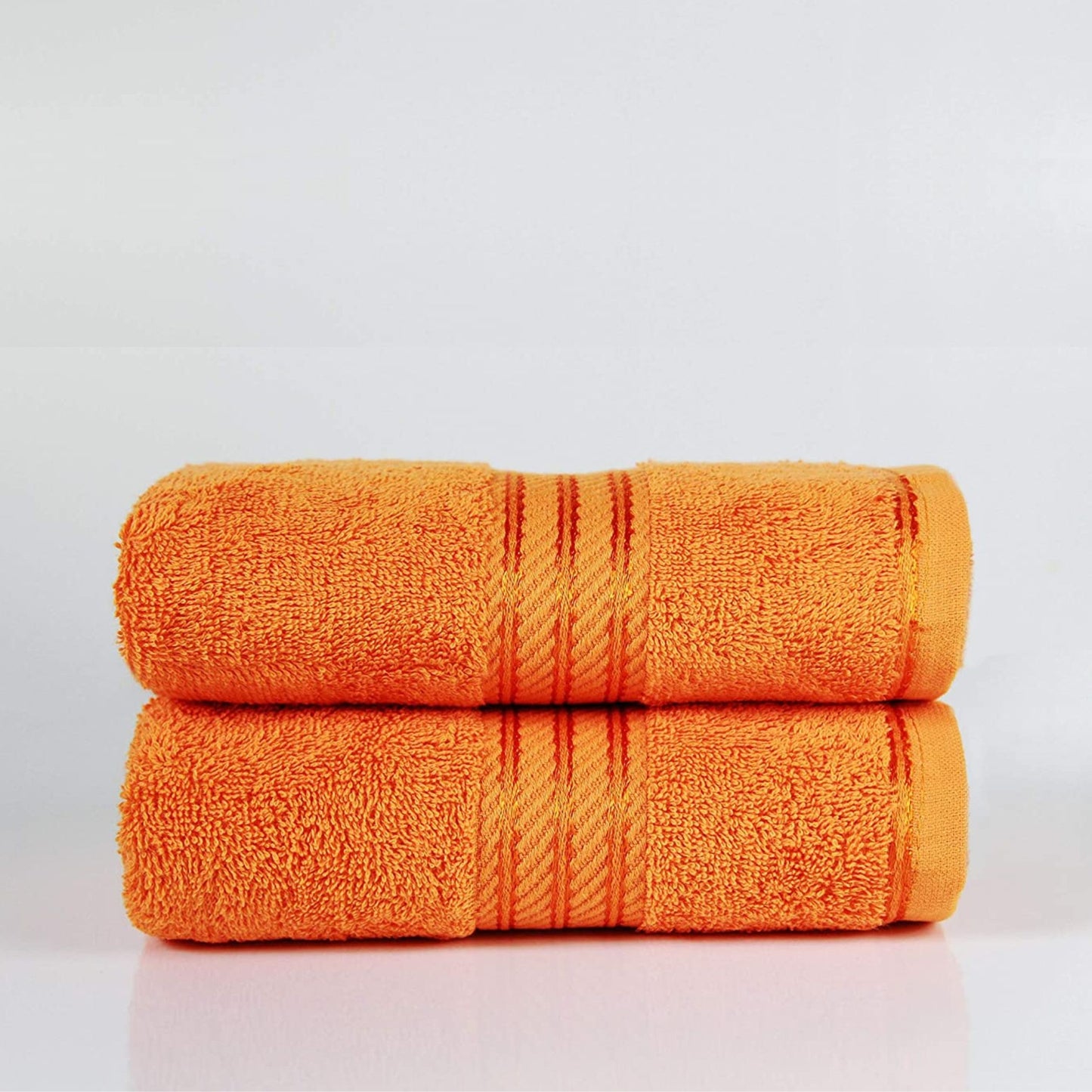 Orange - Bathroom Towel | Combed Cotton - Supreme Range