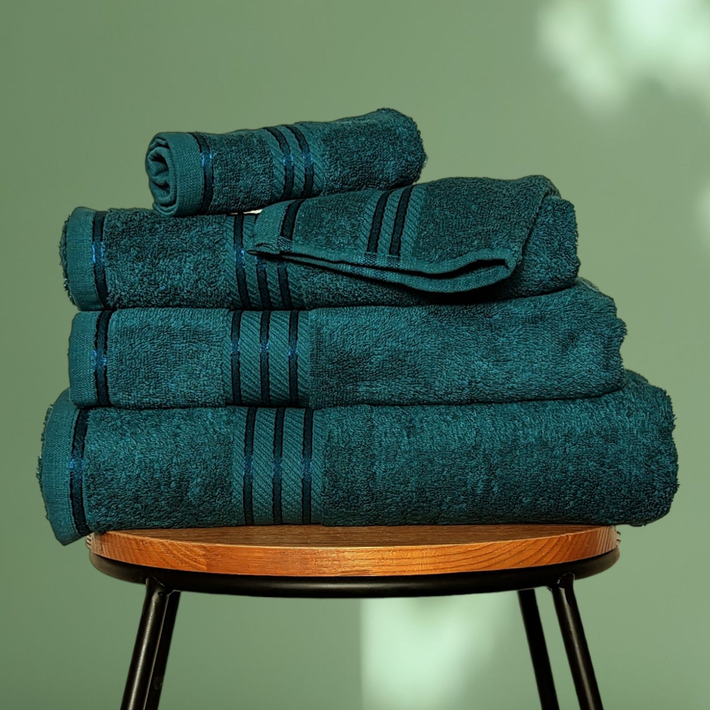 Peacock Green - Bath Towel | Combed Cotton - Supreme Range