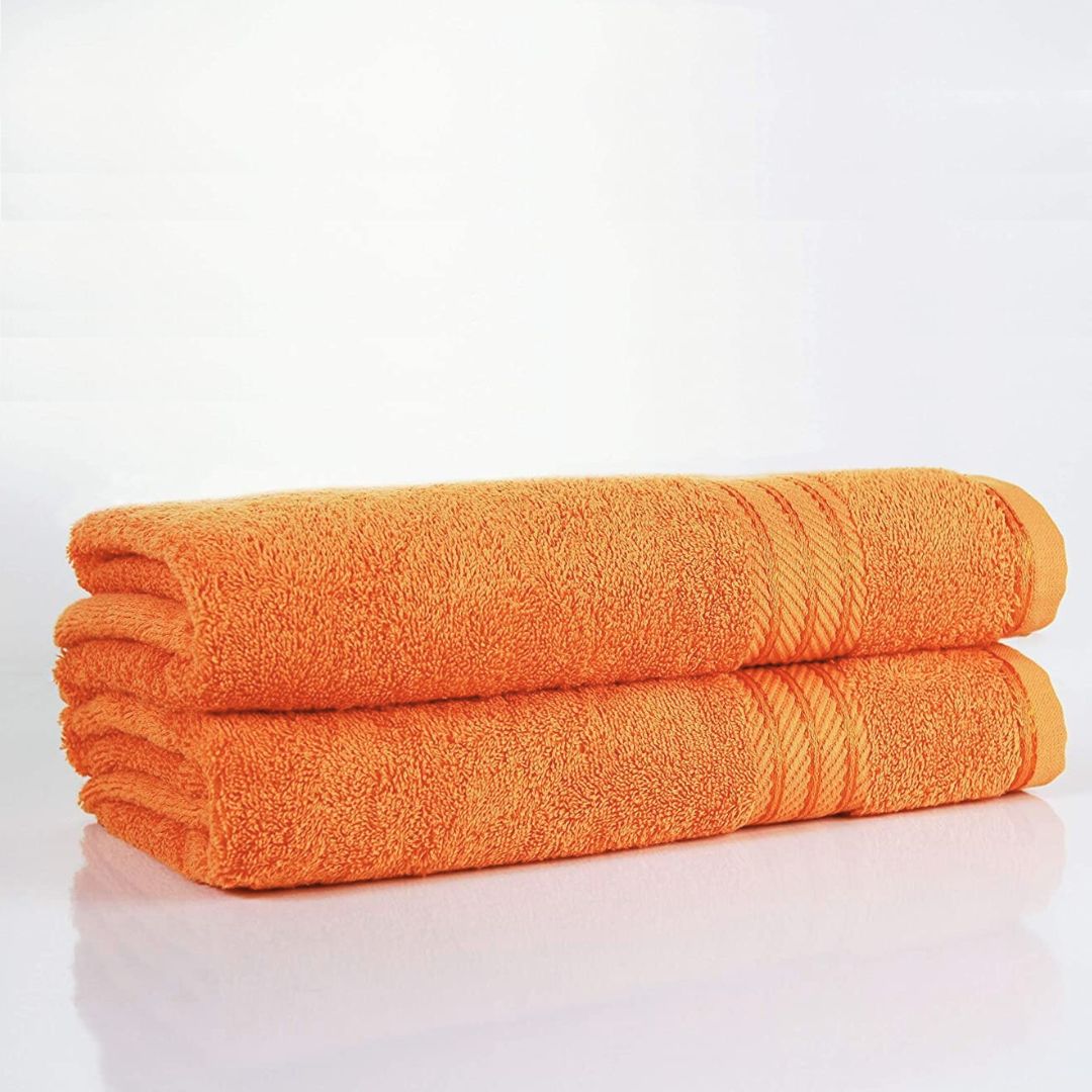2 Piece Supreme Bath Towel Pack | Fine Combed Cotton - Pack of 2 Bath Sheets