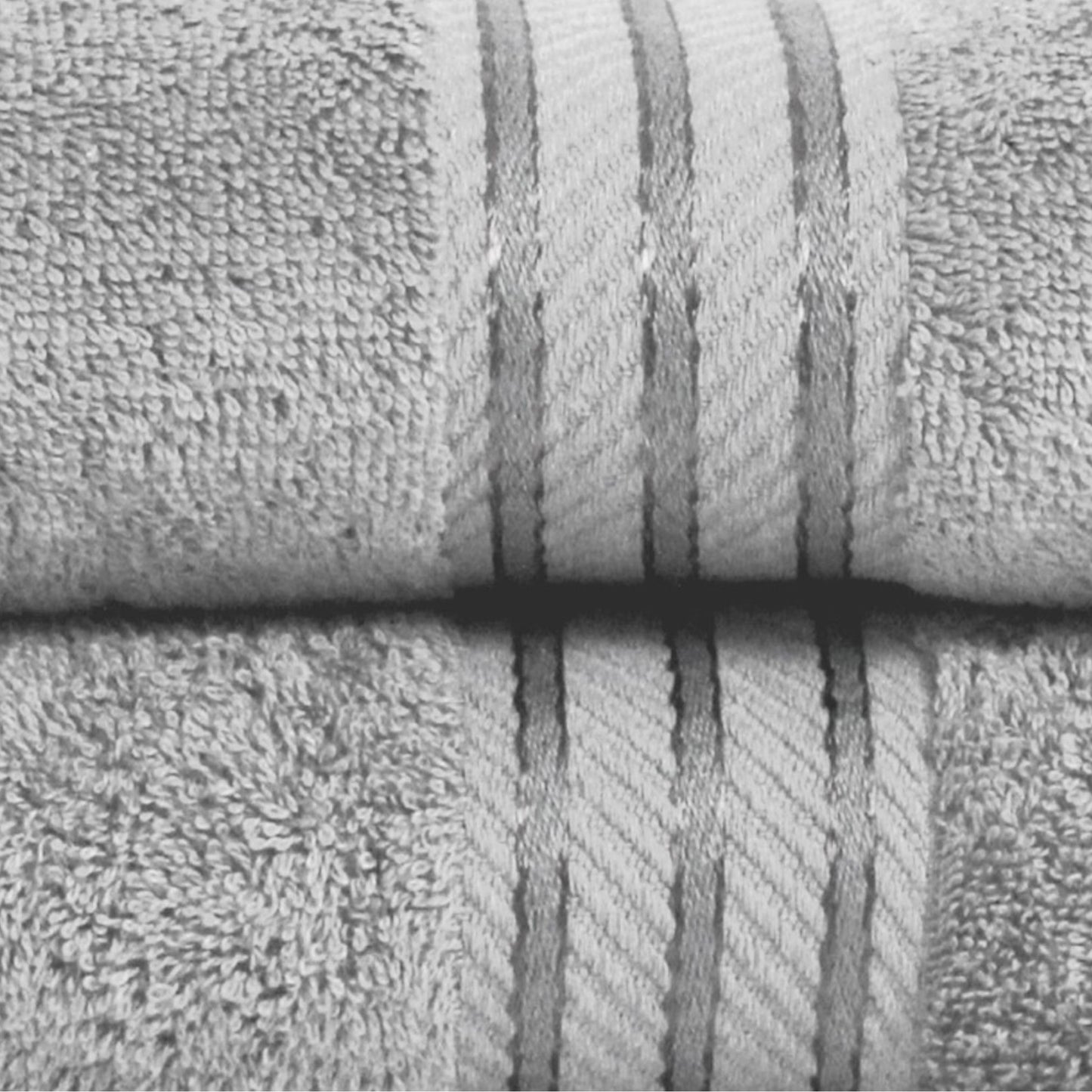 7 Piece Supreme Bath Towel Bundle - Fine Combed Cotton | Includes 2 Face Towels, 2 Hand Towels, 2 Bath Towels, 1 Bath Sheet