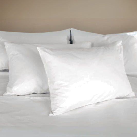 White - Pillowcase Pair | 100% Egyptian Cotton - 200 Thread Count - Luxury Bed Linen