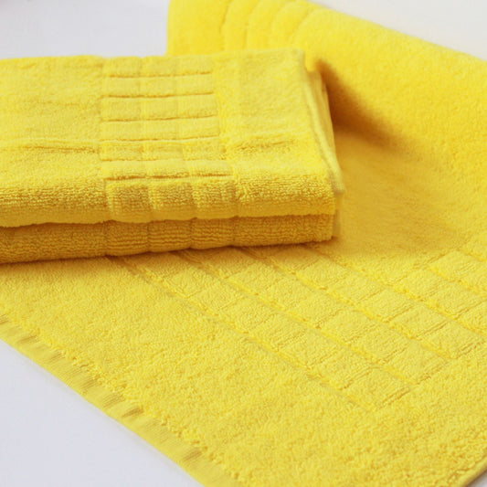 Yellow - Cotton Bath Mat | Quick - Dry - restmor.co.uk - colour